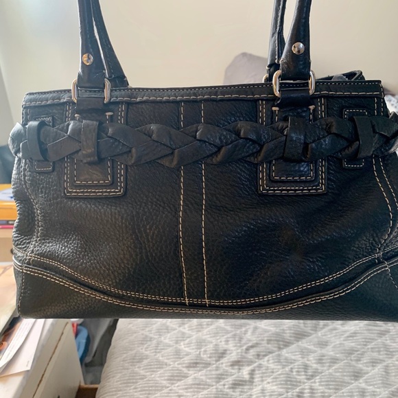 Vintage EUC Coach Black Leather Hamilton bag 💼 - Picture 2 of 8